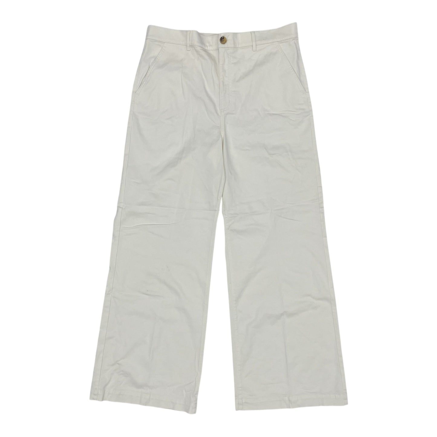 Pants Wide Leg By Ann Taylor In Cream, Size:16