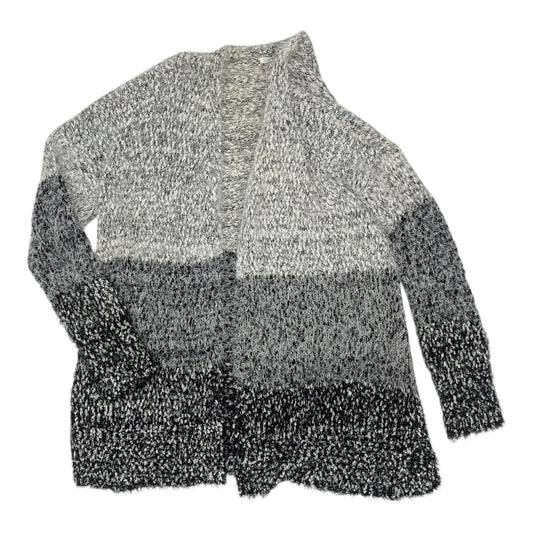 Sweater Cardigan By Maurices In Black & Cream, Size:Xl
