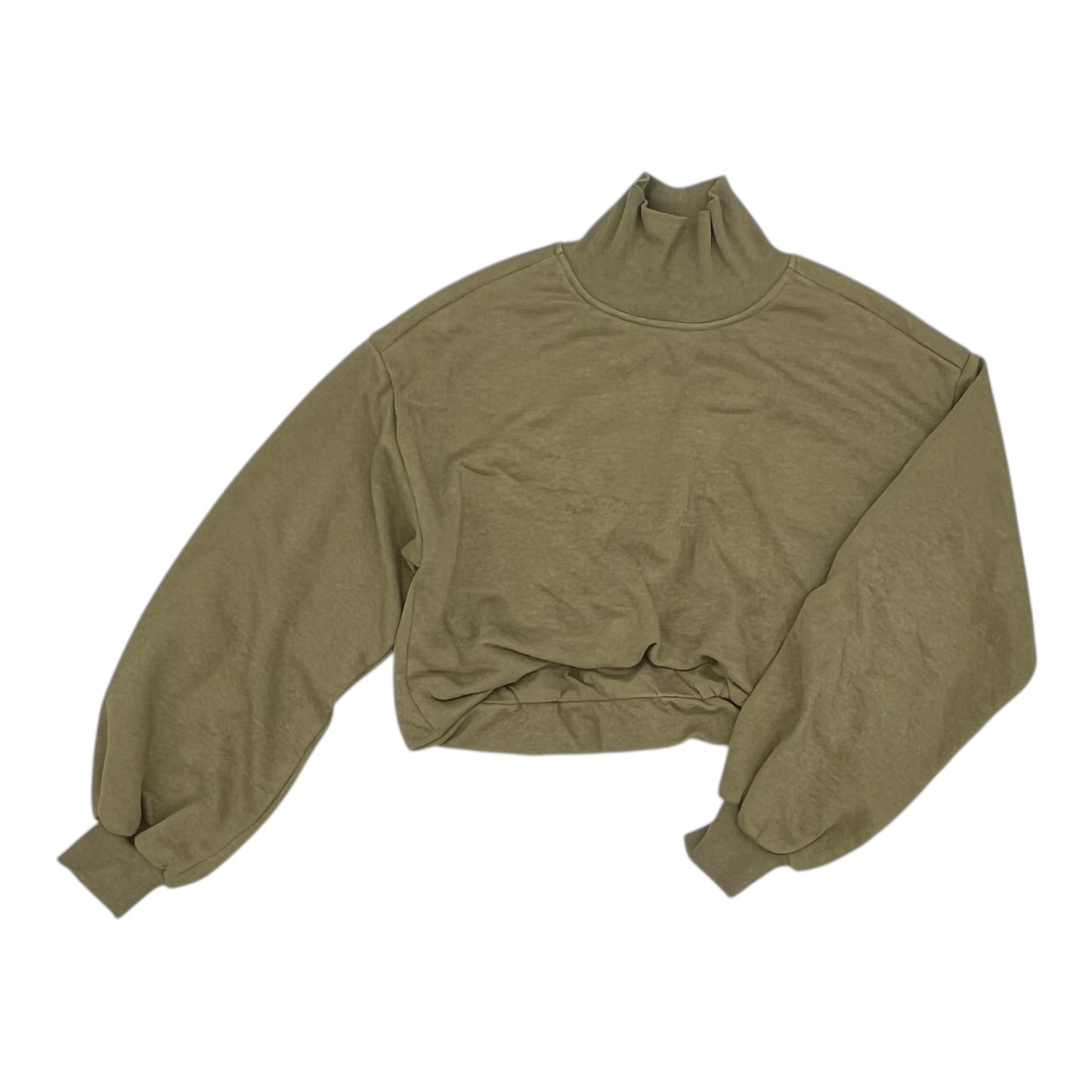 Sweatshirt Crewneck By Pilcro In Green, Size:Xxs