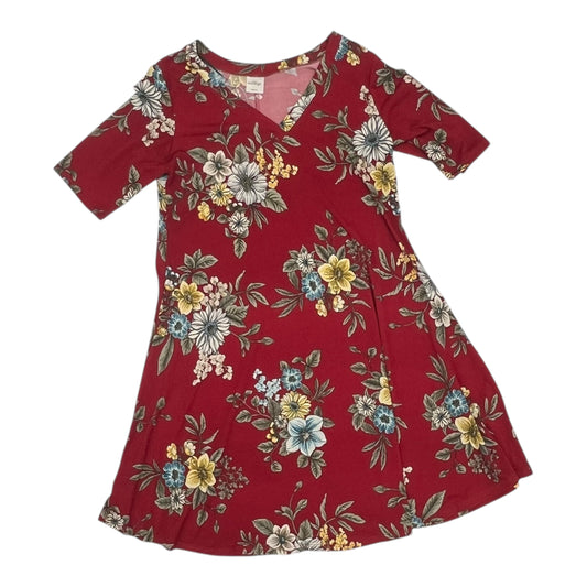 Mat Dress By Kaleigh In Red, Size:M