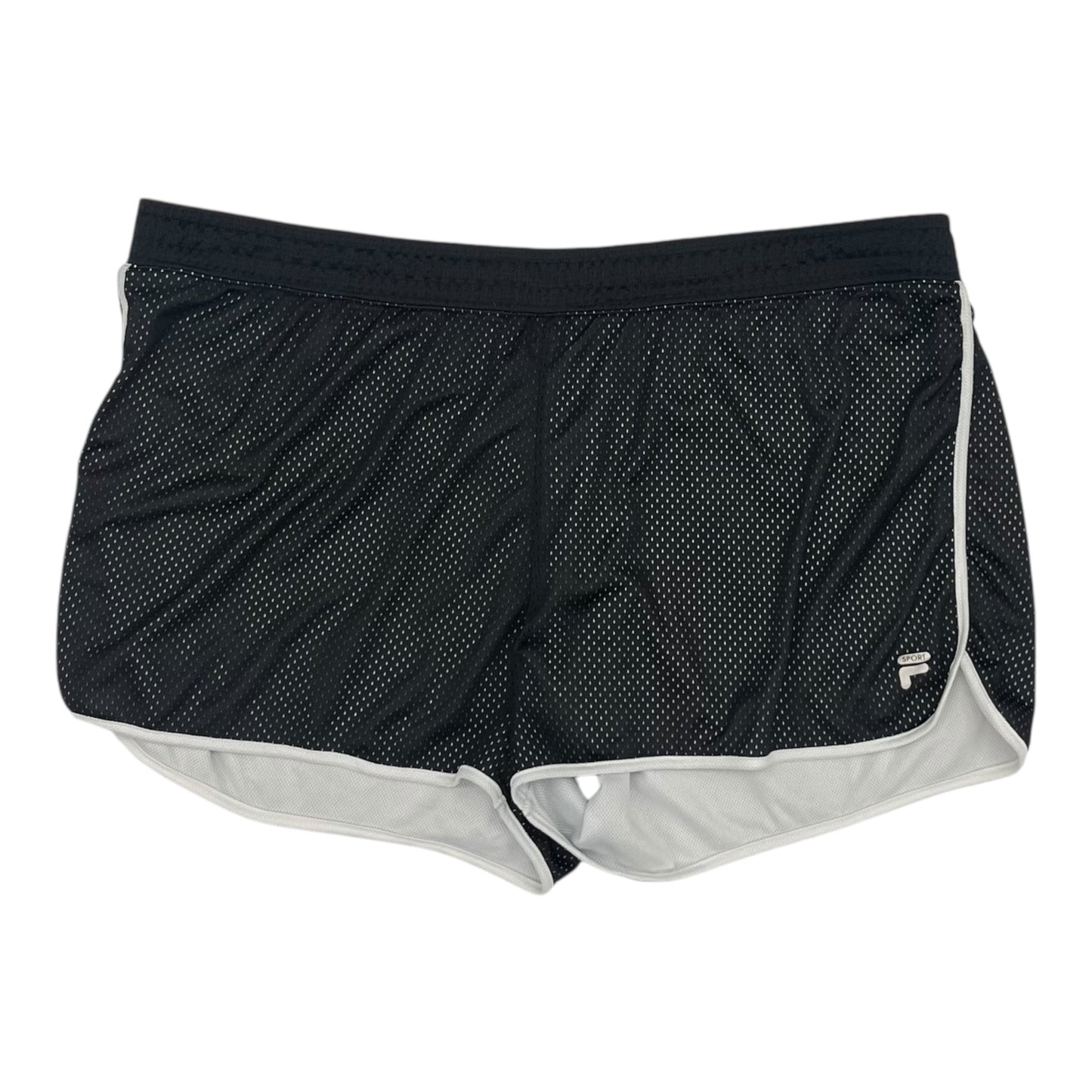 Athletic Shorts By Fila In Black, Size:3X