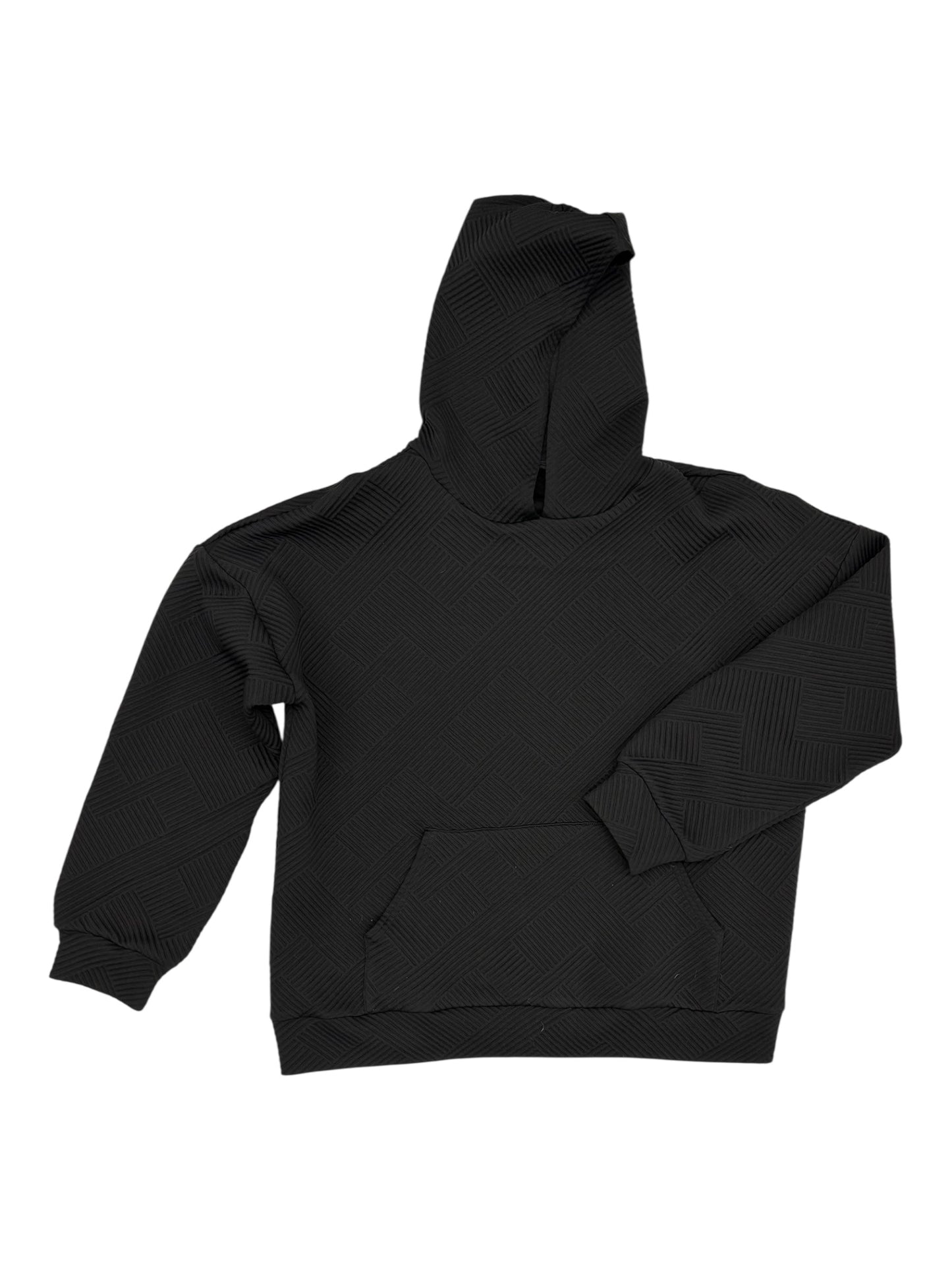 Sweatshirt Hoodie By Staccato In Black, Size:L