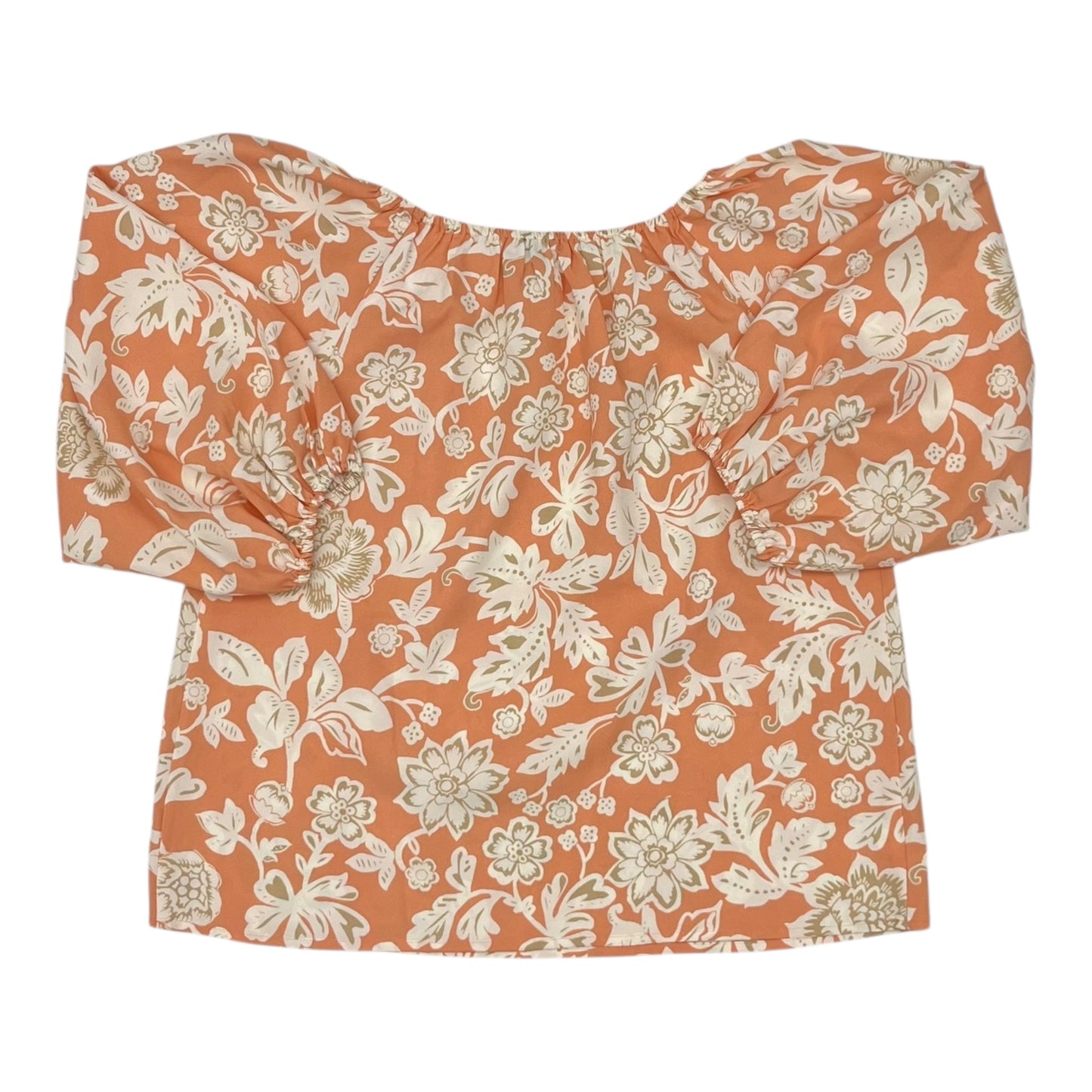 Blouse 3/4 Sleeve By Ann Trinity In Pink, Size:Sp