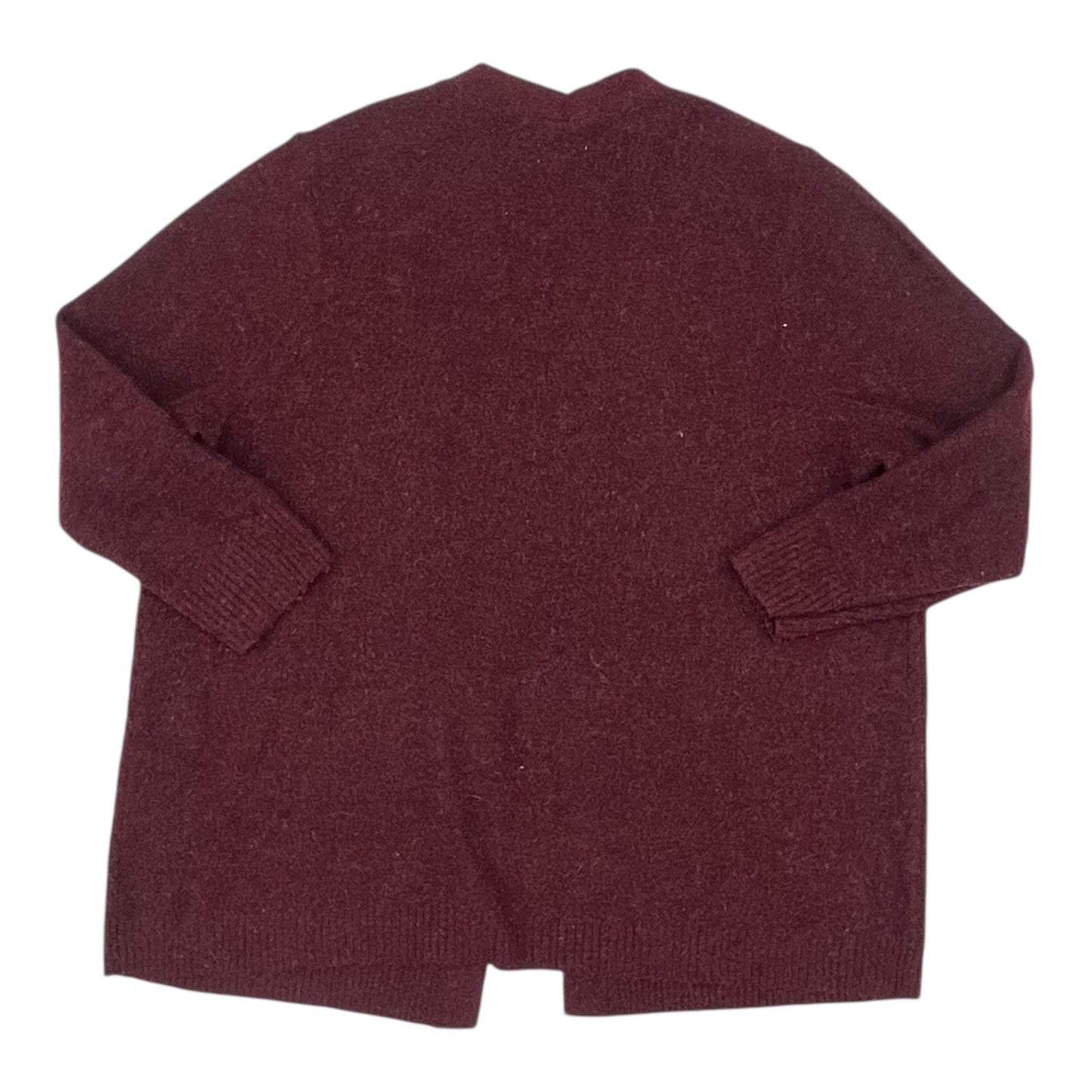 Sweater Cardigan By Croft And Barrow In Red, Size:3X