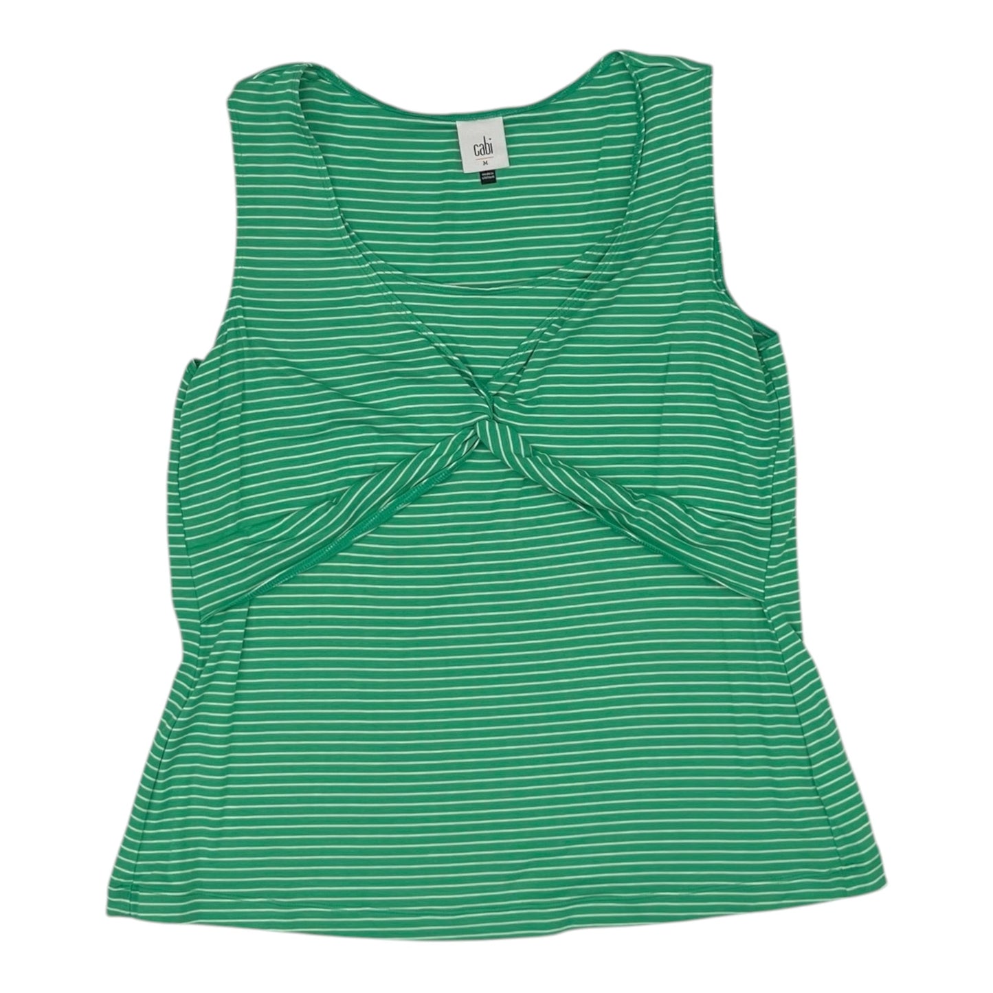 Top Sleeveless By Cabi In Green, Size:M