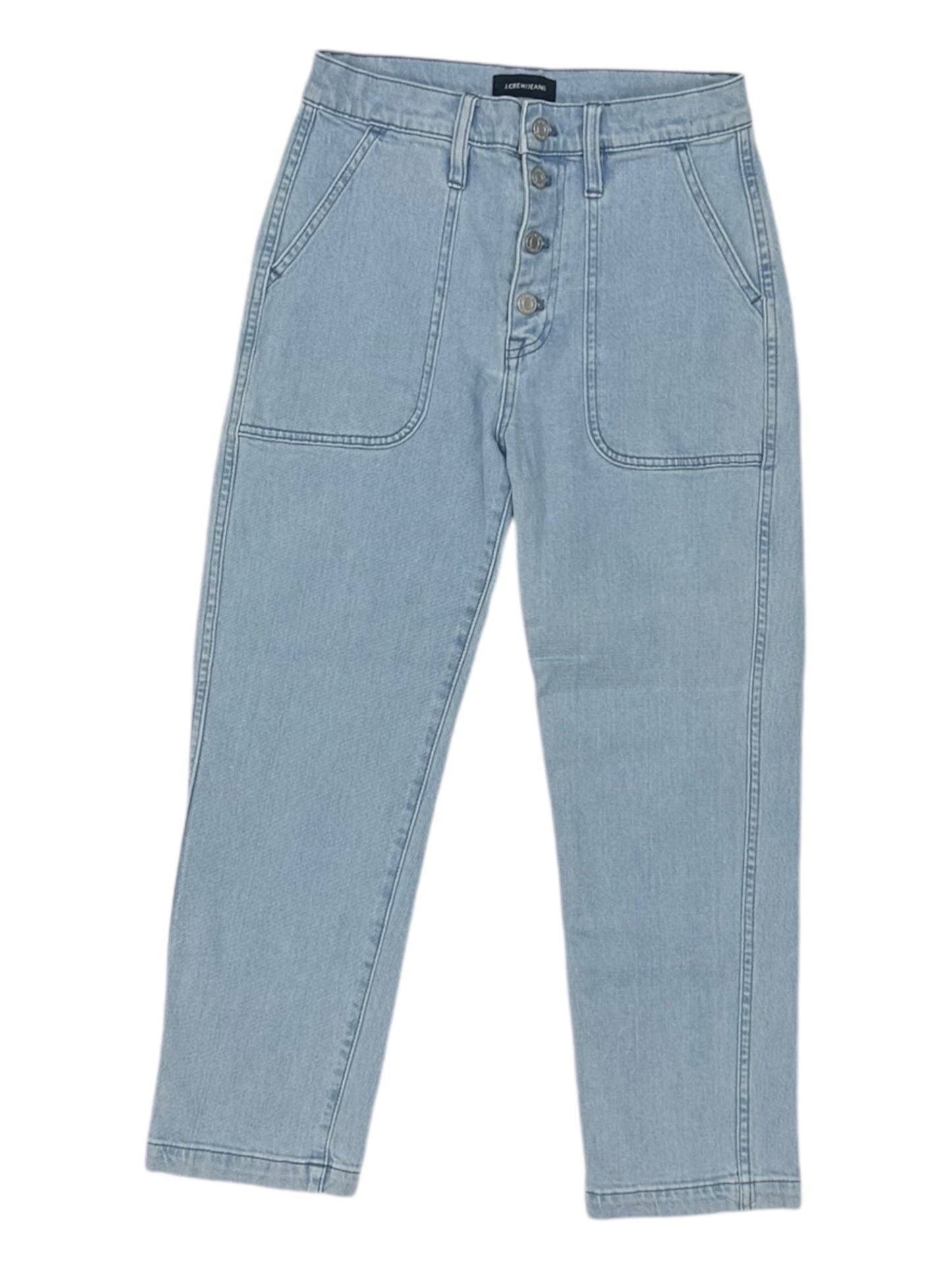 Jeans Cropped By J. Crew In Blue Denim, Size:4