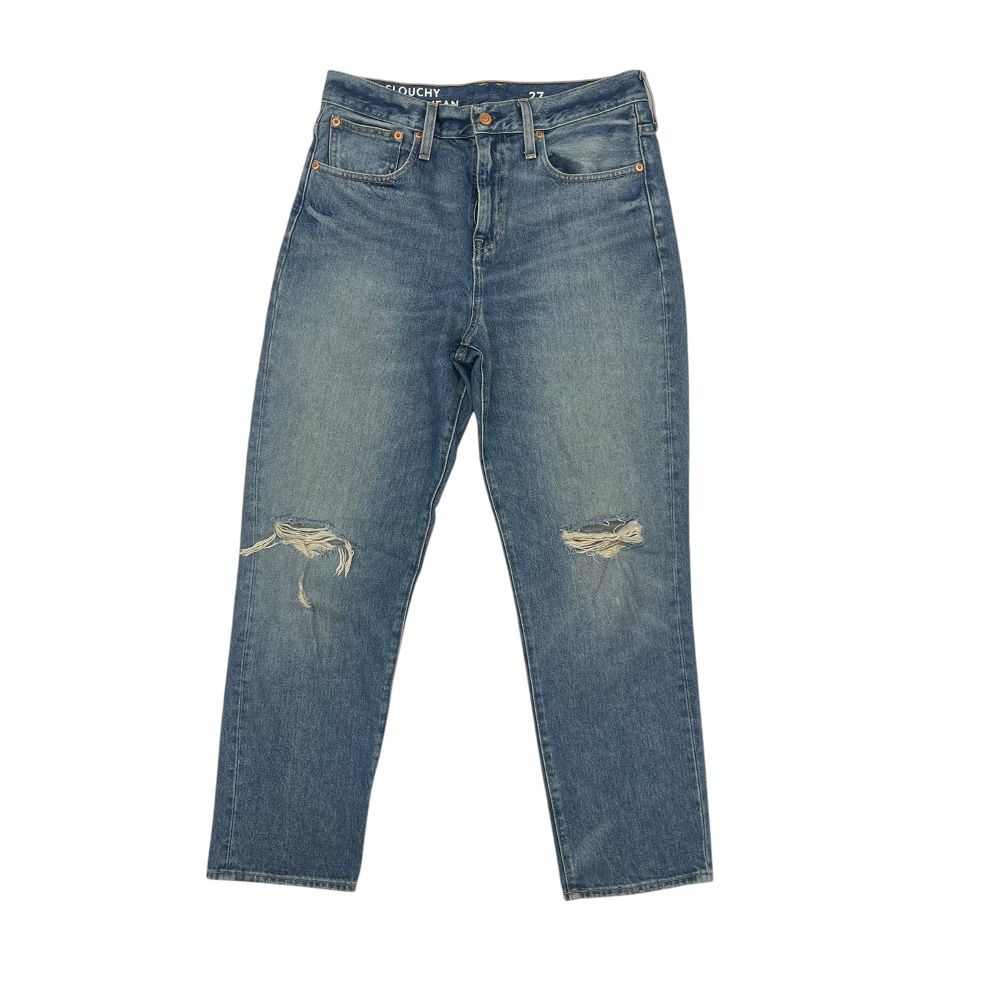 Jeans Boyfriend By J. Crew In Blue Denim, Size:4