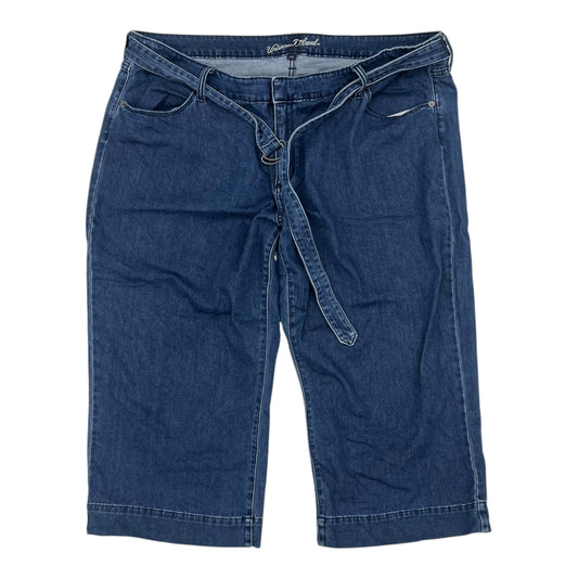 Jeans Cropped By Universal Thread In Blue Denim, Size:24