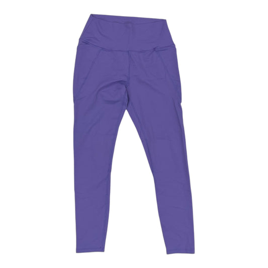Athletic Leggings By Mono B In Purple, Size:L