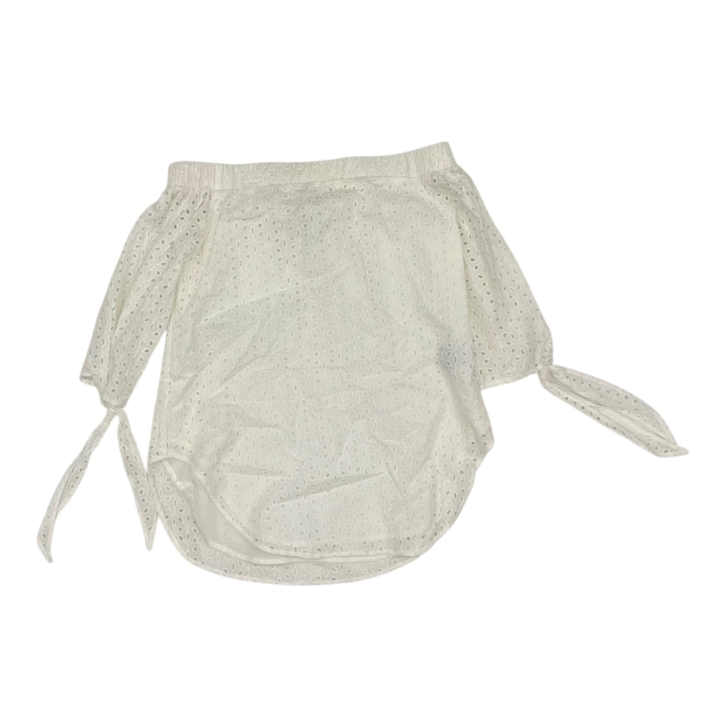 Top 3/4 Sleeve By Mossimo In Cream, Size:Xs