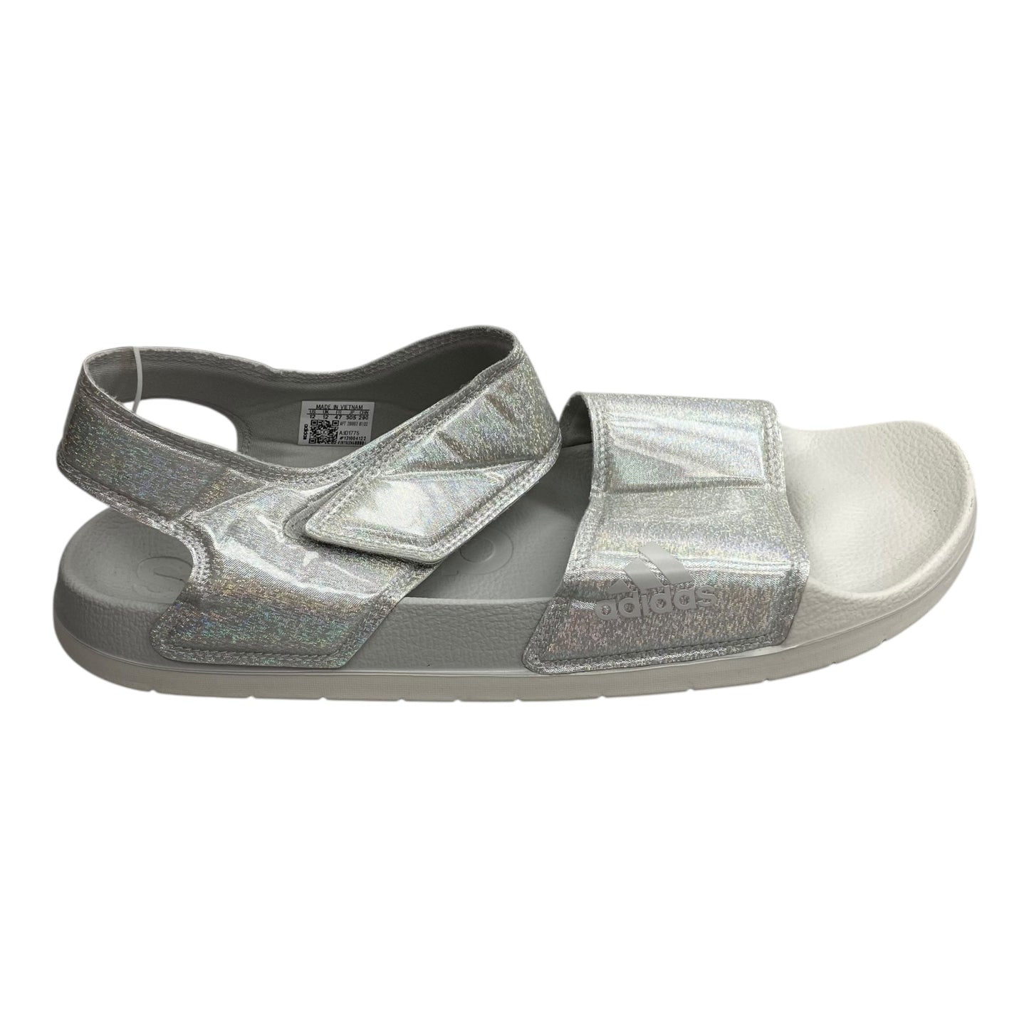 Sandals Sport By Adidas In Grey, Size:12