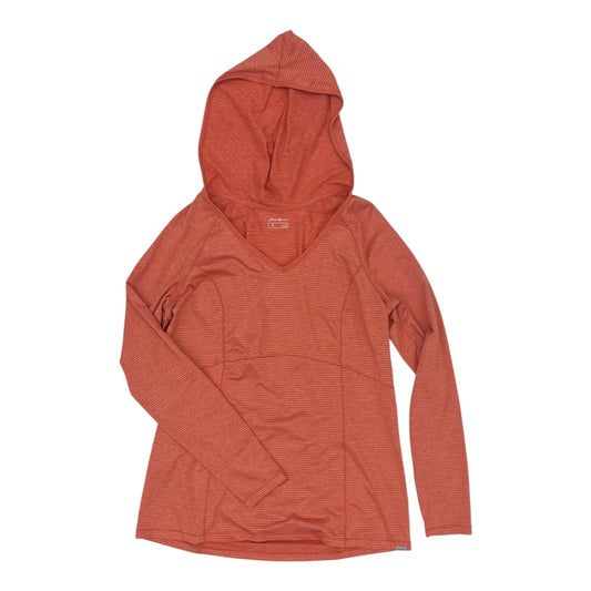 Athletic Top Ls Collar By Eddie Bauer In Orange, Size:L