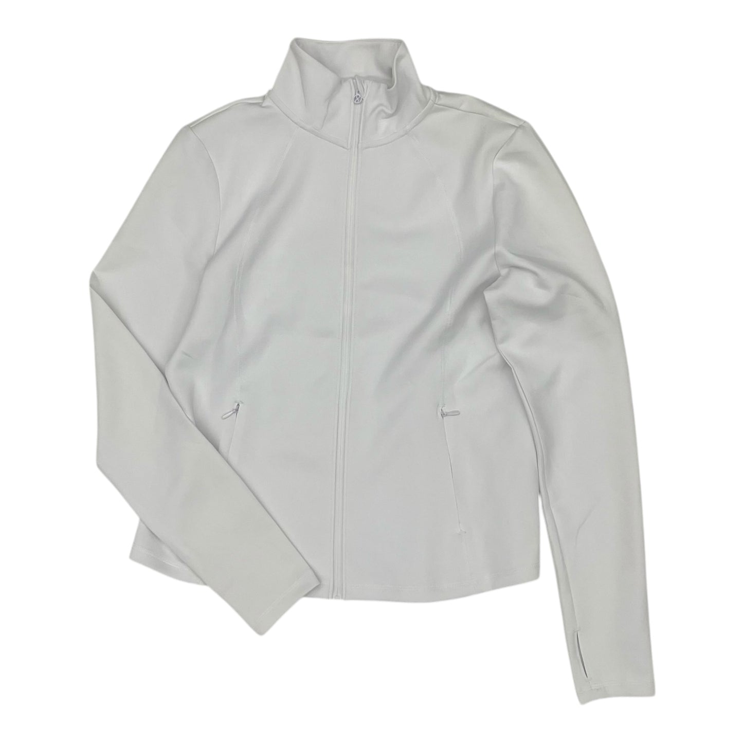 Athletic Jacket By Lc Lauren Conrad In White, Size:M