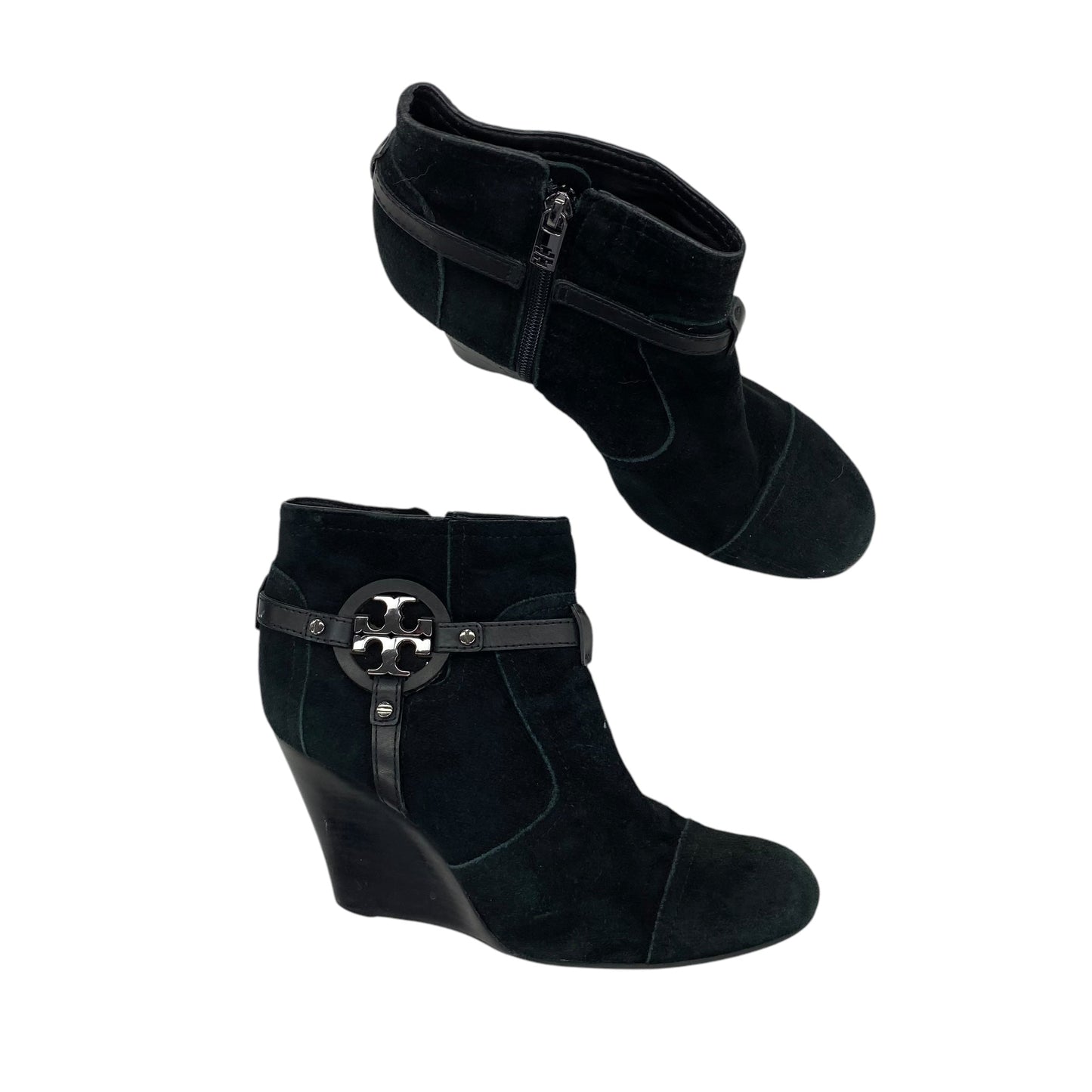 Boots Designer By Tory Burch In Black, Size:9.5