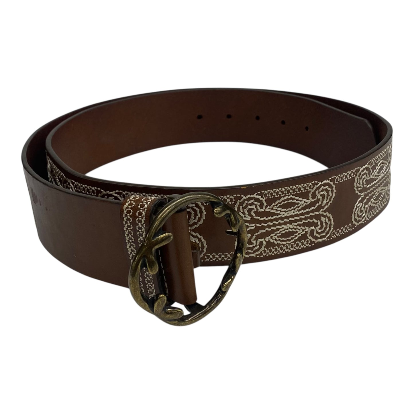 BELT LEATHER by COLDWATER CREEK in BROWN, Size:LARGE