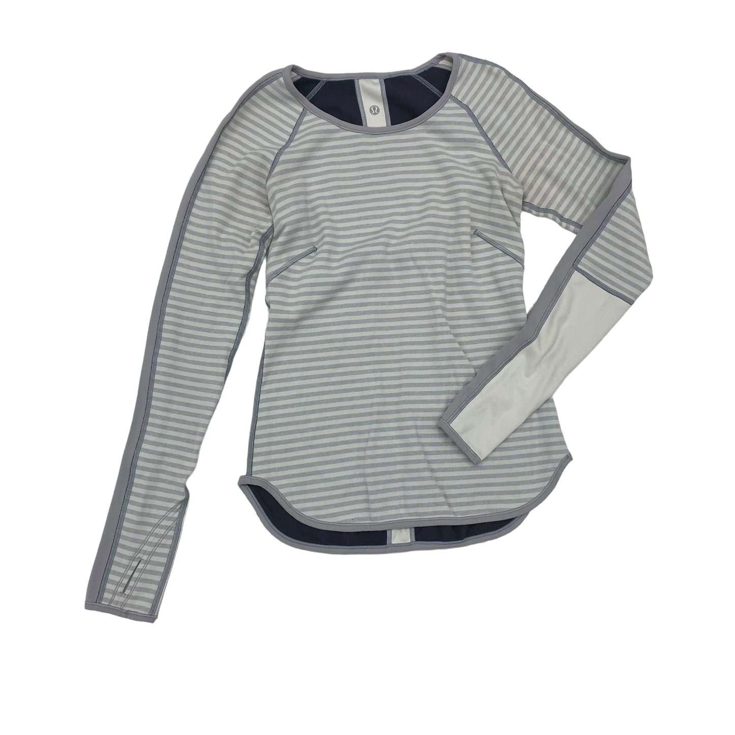 GREY ATHLETIC TOP LS CREWNECK by LULULEMON Size:S