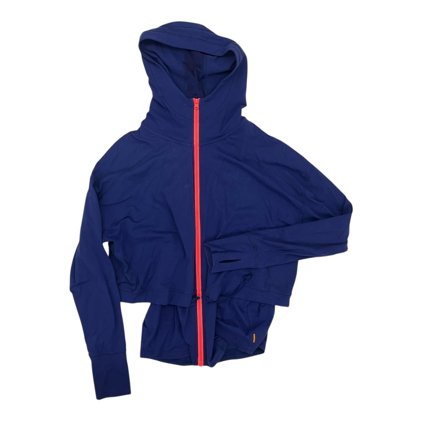 Athletic Jacket By Lucy In Blue, Size:L