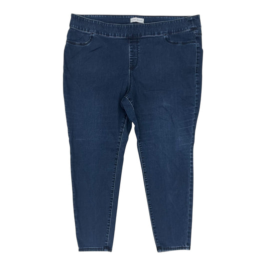Jeans Jeggings By Lane Bryant In Blue Denim, Size:24