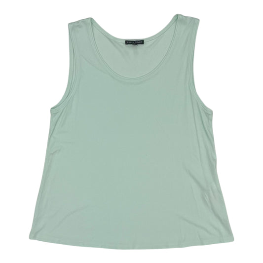 Tank Top By Eileen Fisher In Green, Size:M