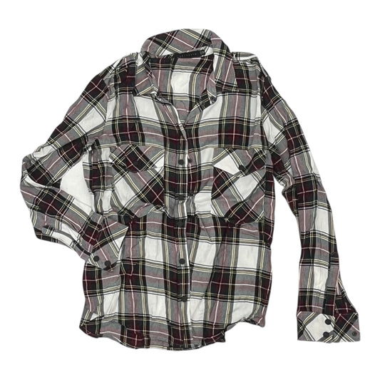 TOP LS by SANCTUARY in PLAID PATTERN, Size:XS