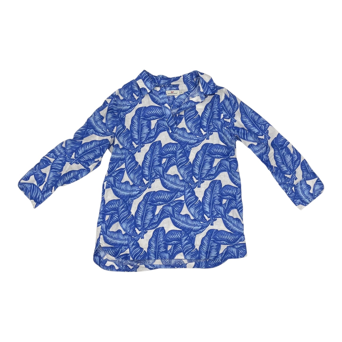 BLOUSE LS by VINEYARD VINES in BLUE, Size:XS