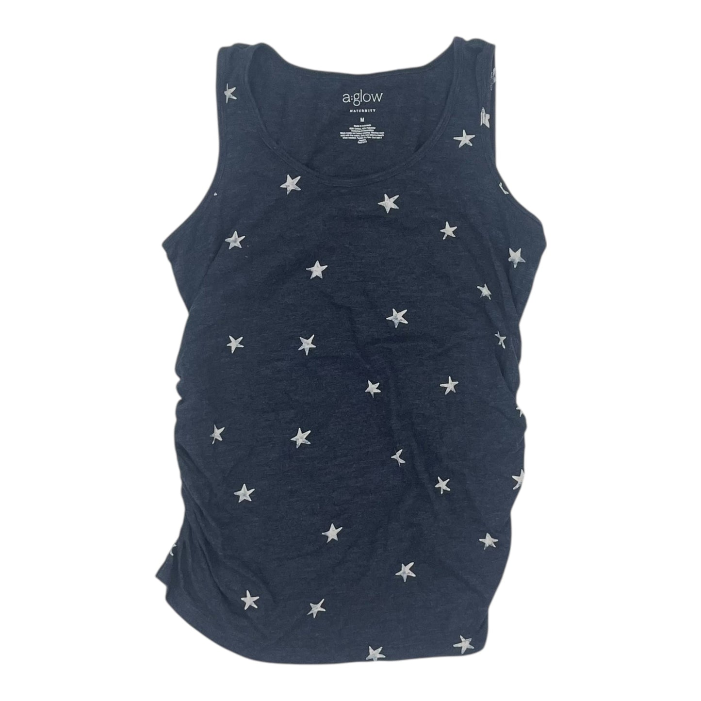 Mat Tank Top By A Glow In Blue, Size:M