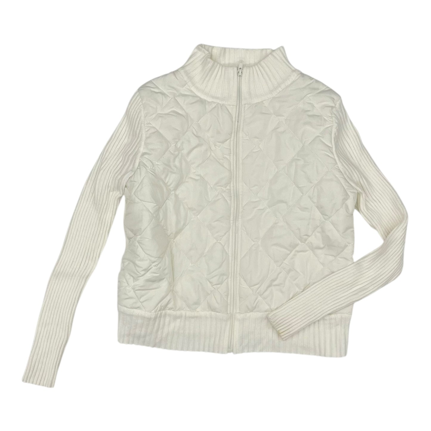 Jacket Moto By Madden Girl In Cream, Size:Xl