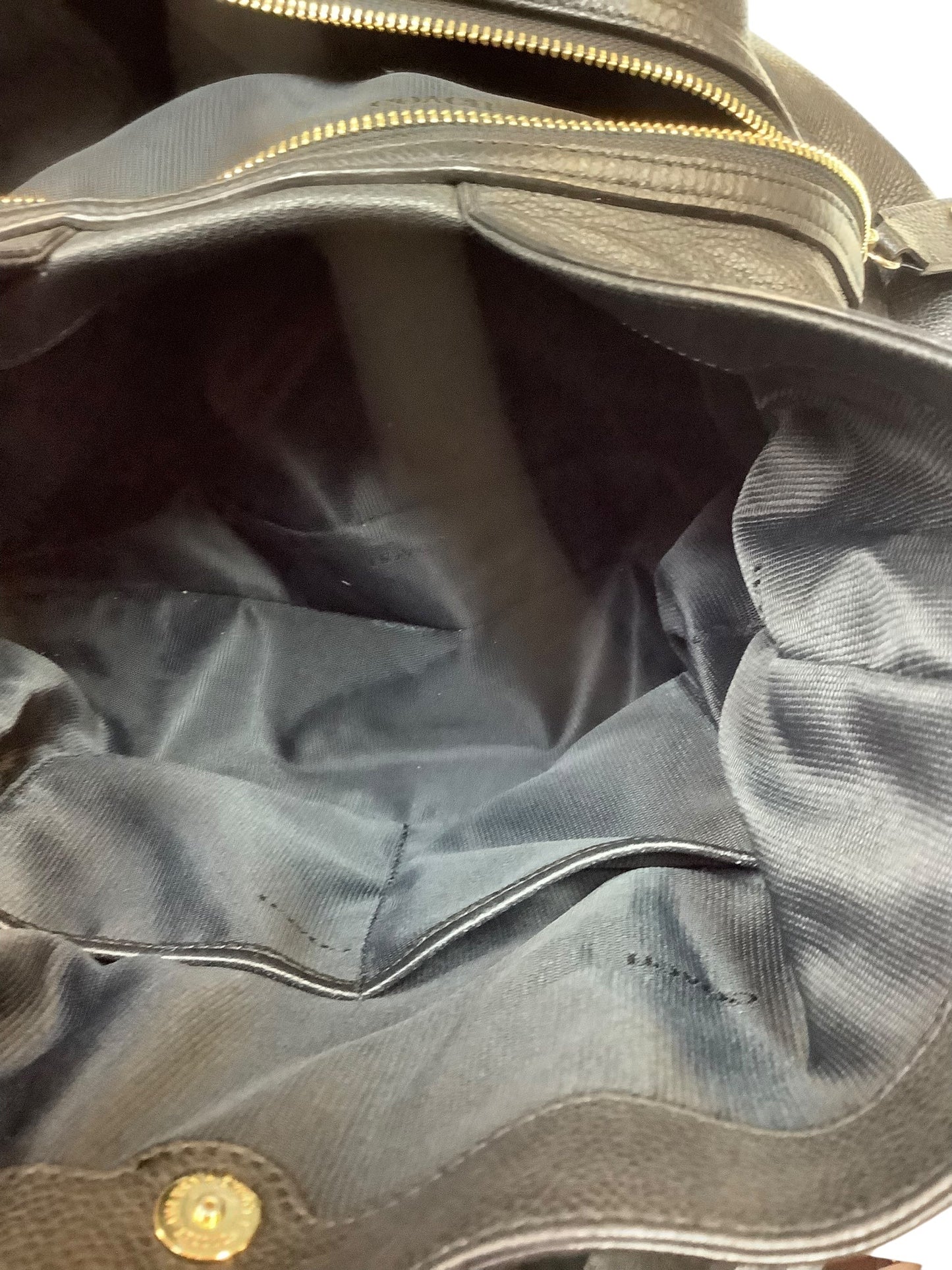 Handbag Designer By Coach In Black, Size:Large