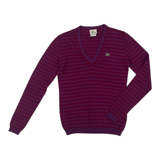 Sweater By Lacoste In Purple, Size:S