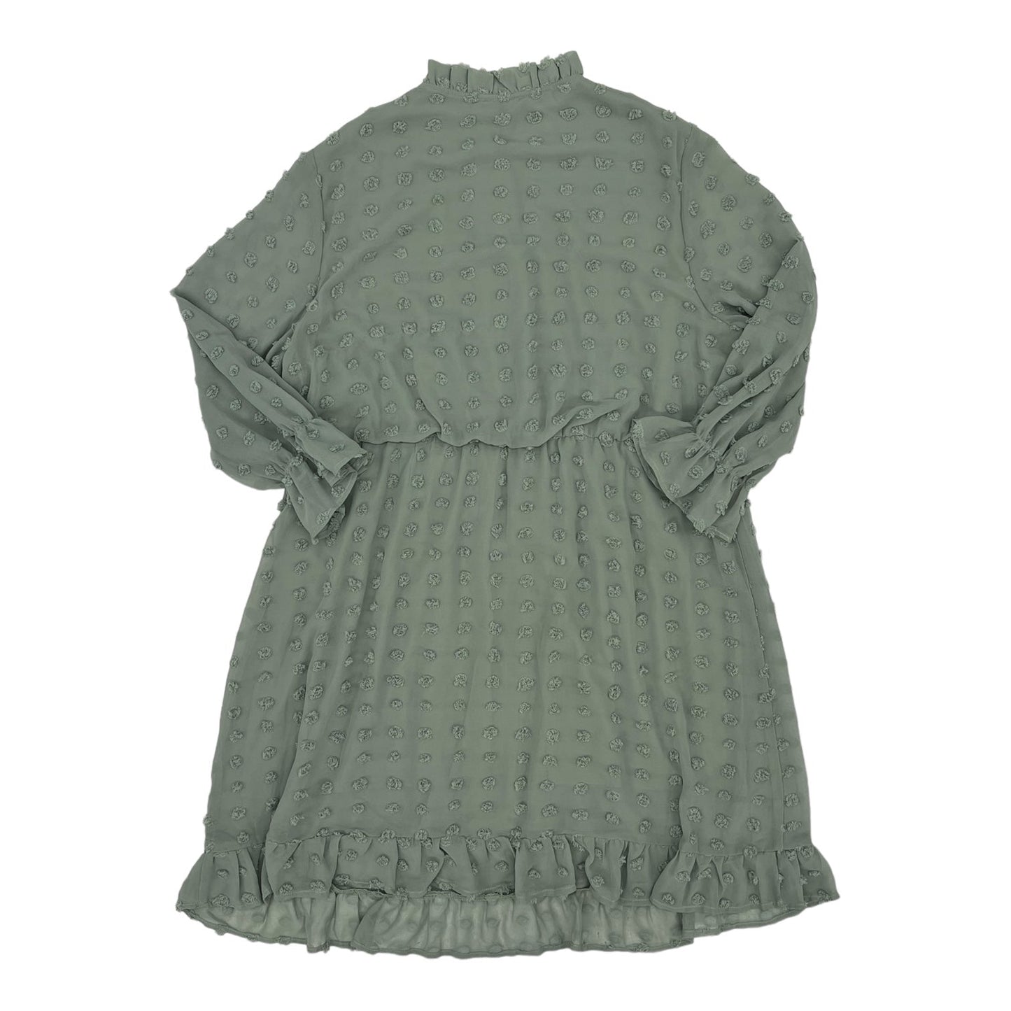 GREEN DRESS CASUAL SHORT by TACERA Size:2X