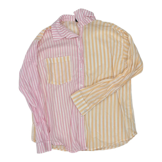 Top Ls By Wild Fable In Orange & Pink, Size:M
