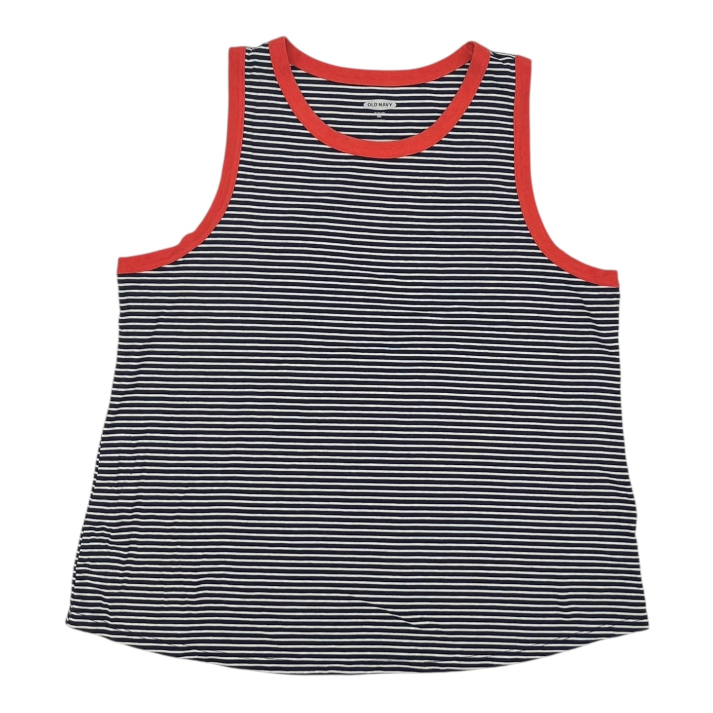 Tank Top By Old Navy In Blue & White, Size:Xxl