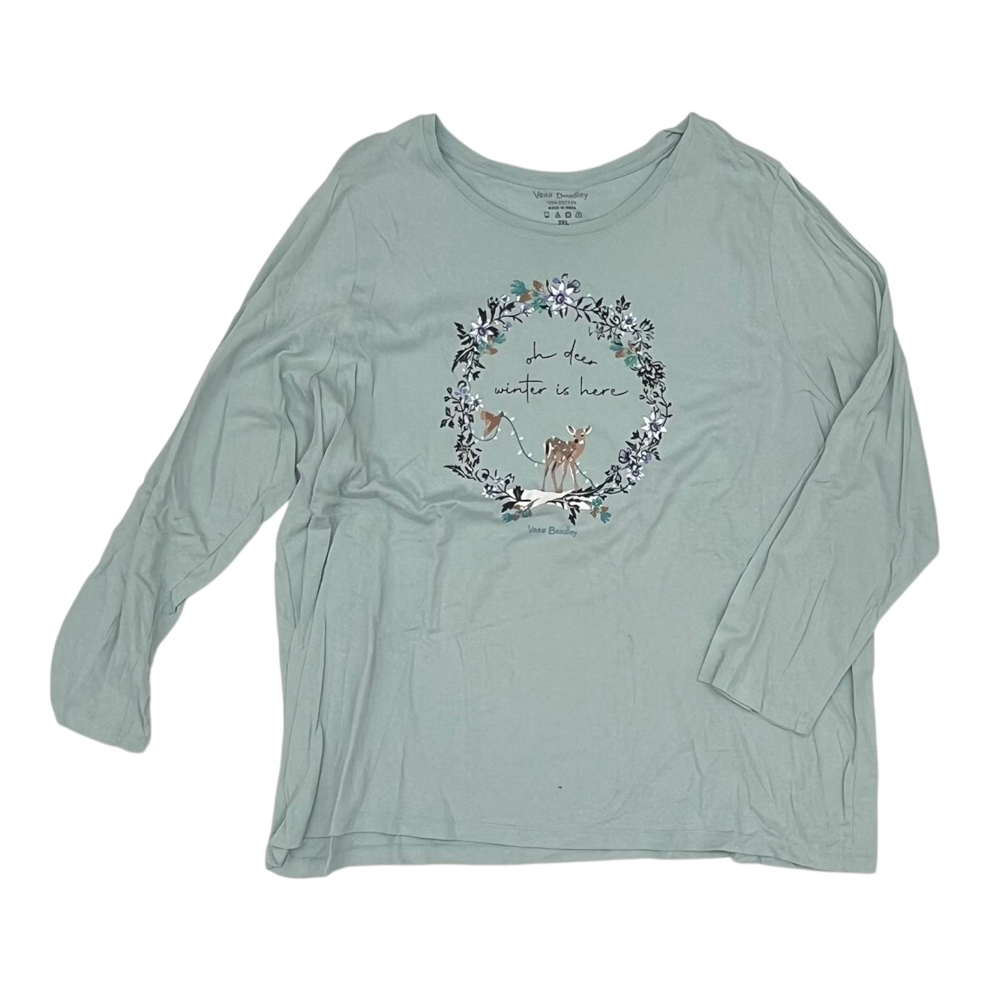 Top Ls By Vera Bradley In Blue, Size:3X