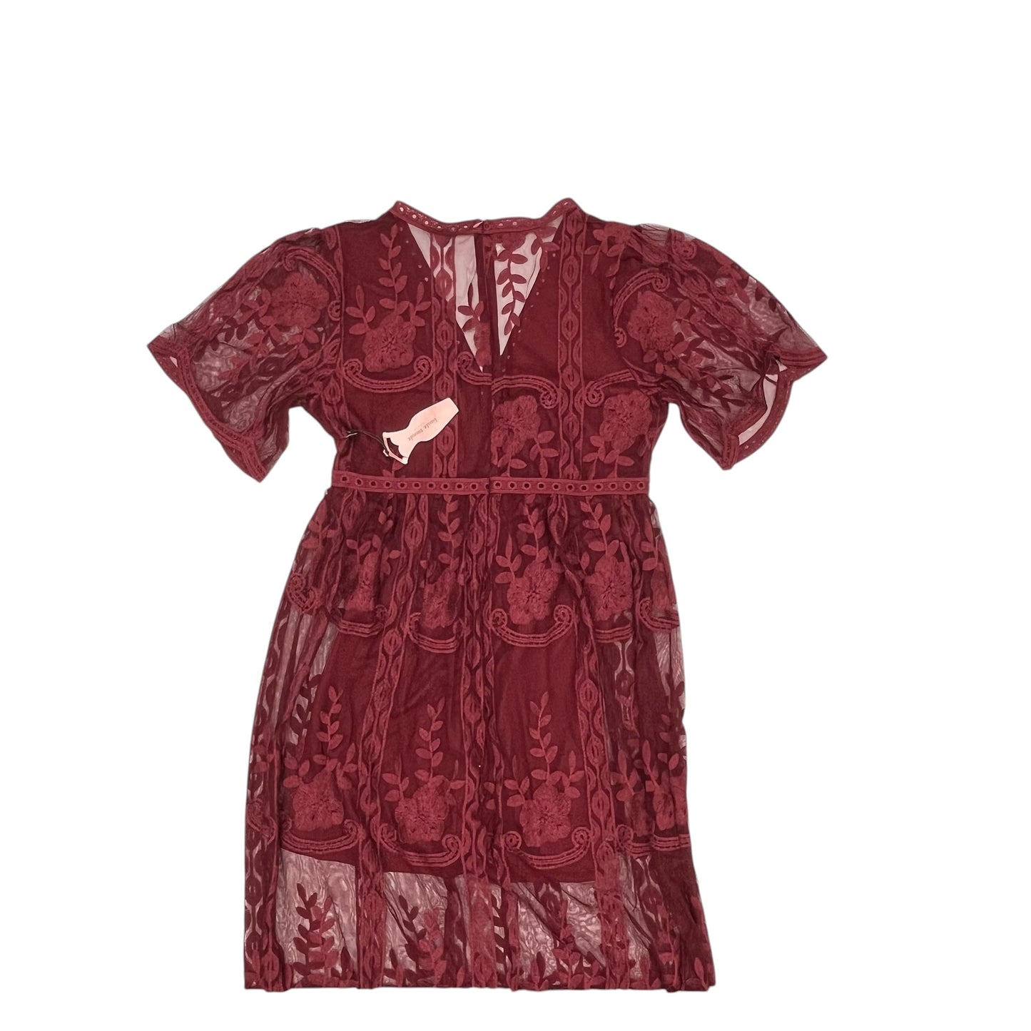 Dress Party Long By Haute Monde In Red, Size:Xl