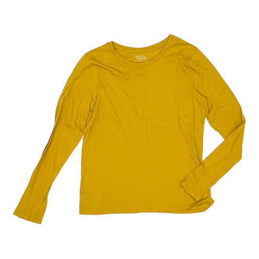 YELLOW TOP LS BASIC by TIME AND TRU Size:M