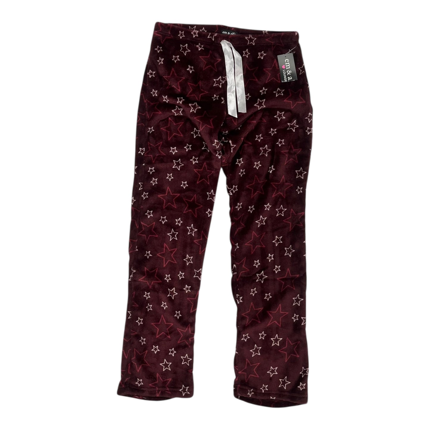 Pajama Pants By Cme In Maroon, Size:S