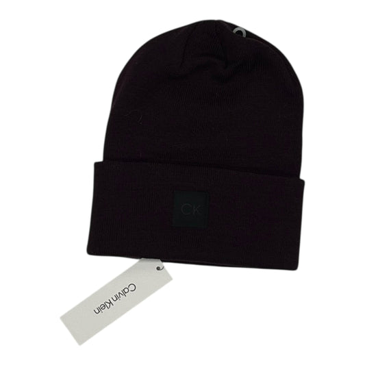 Hat Beanie By Calvin Klein In Maroon