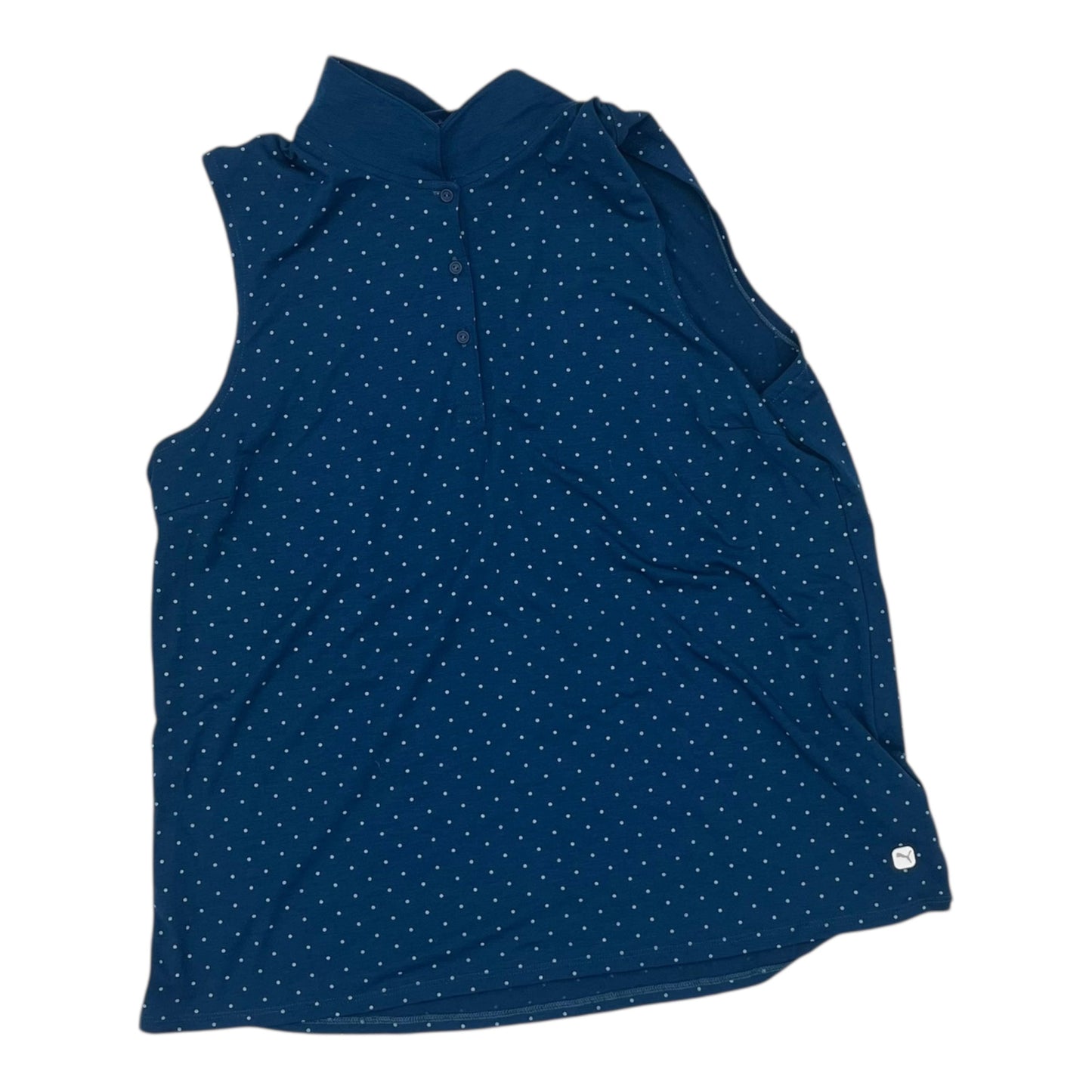 Athletic Tank Top By Puma In Blue, Size:Xxl