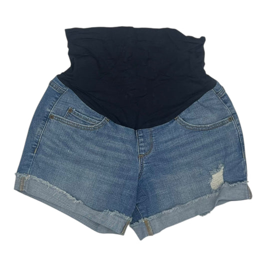 Mat Shorts By A Glow In Blue Denim, Size:8