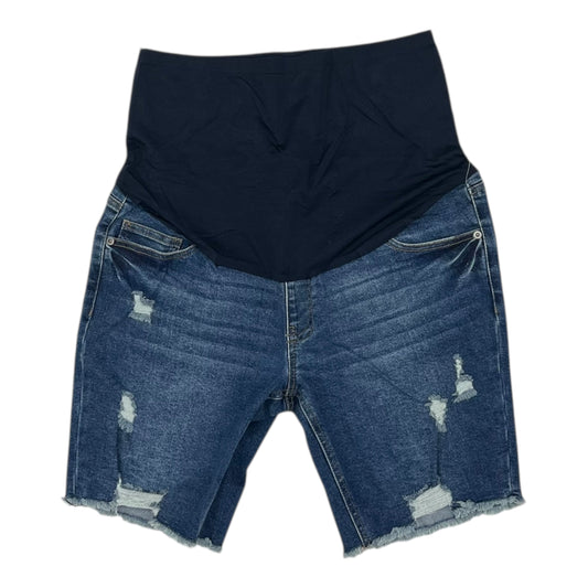 Mat Shorts By Time And Tru In Blue Denim, Size:L