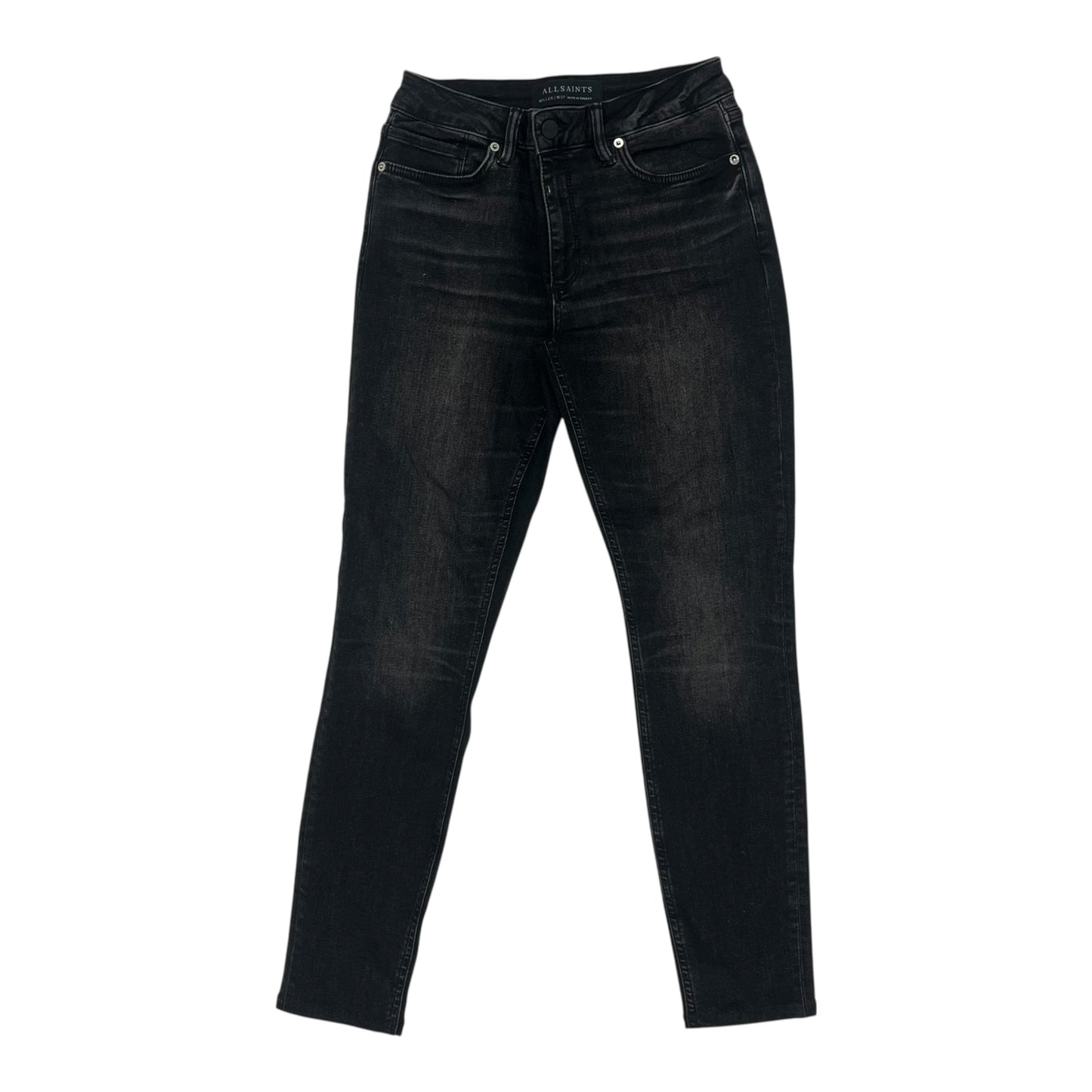 Jeans Designer By All Saints In Black, Size:4