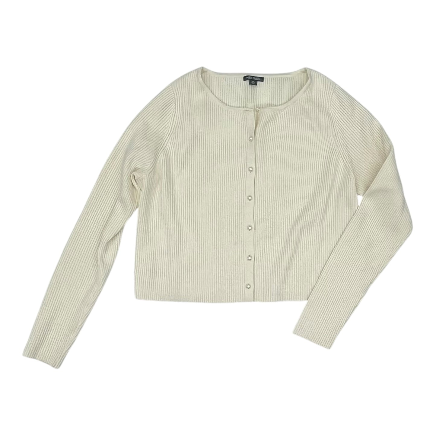 Sweater Cardigan By Wild Fable In Cream, Size:Xxl