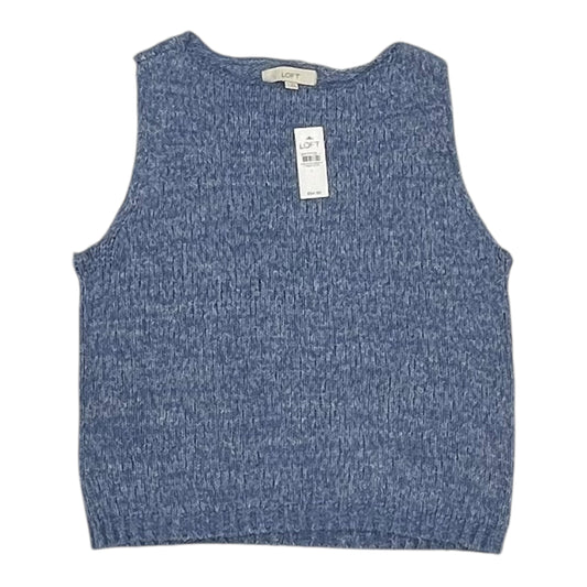 Vest Sweater By Loft In Blue, Size:L