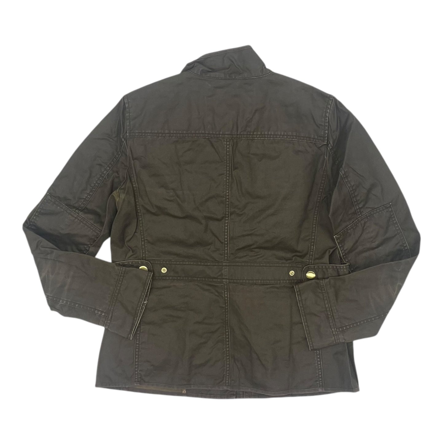 Jacket Utility By J. Crew In Brown, Size:M