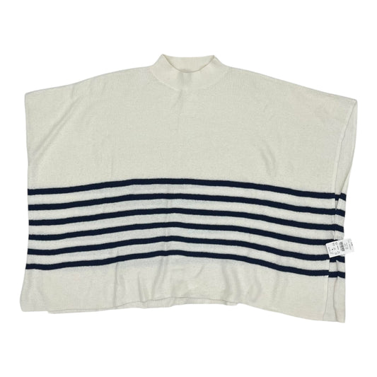 Sweater Ss By J. Crew In Blue & Cream, Size:Osfm