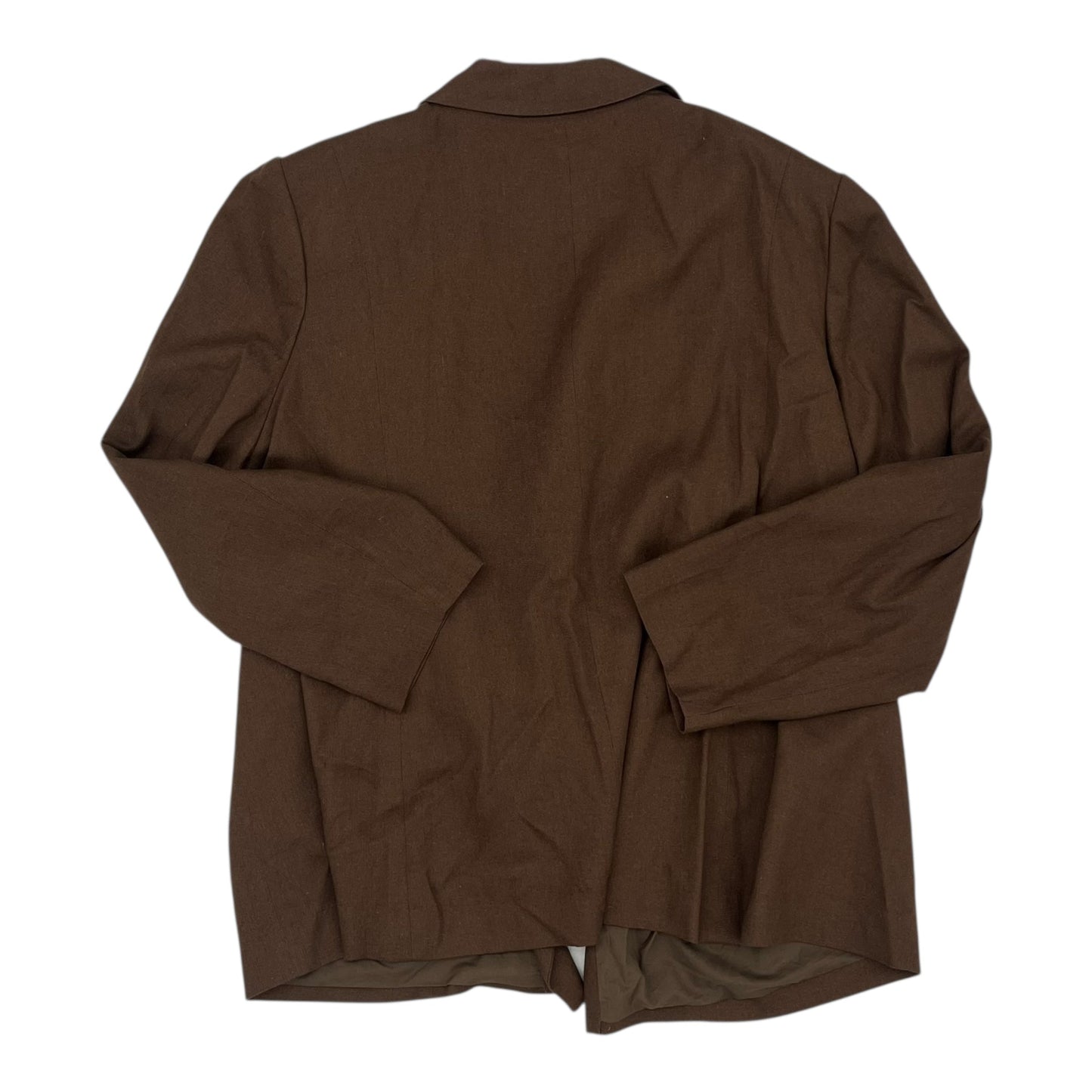 Blazer By Eloquii In Brown, Size:4X