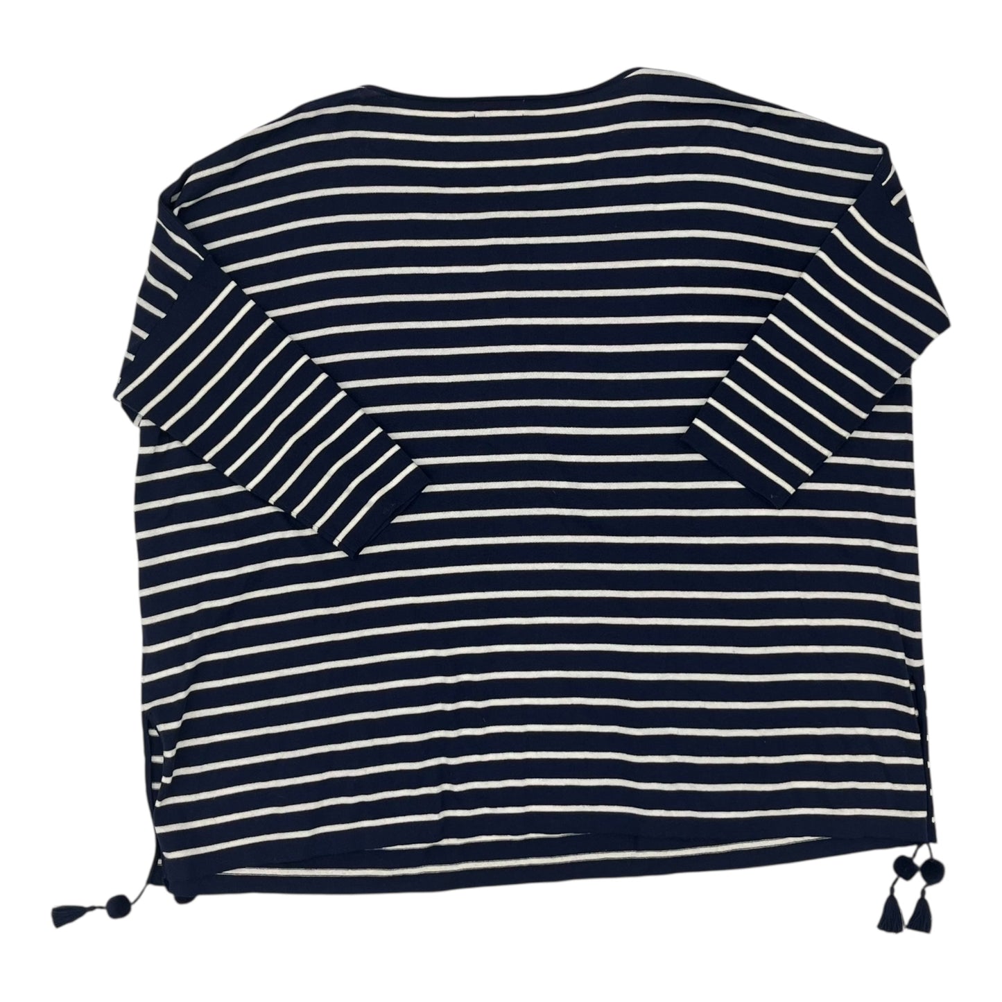 Sweater Designer By Lilly Pulitzer In Blue & White, Size:Xl