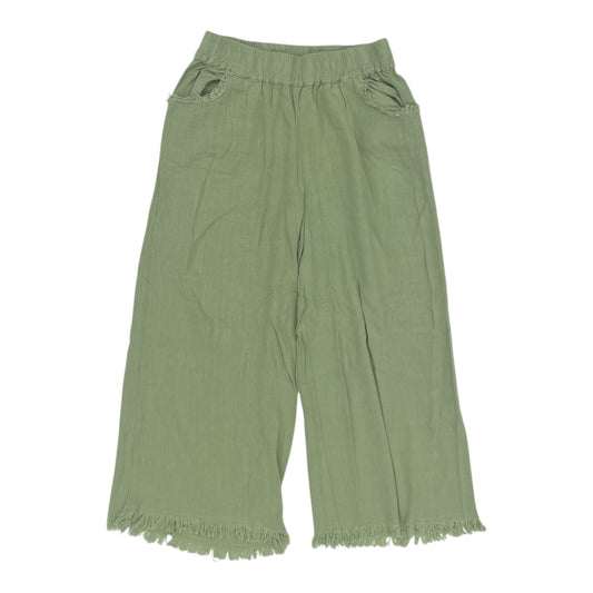 Pants Linen By Umgee In Green, Size:S