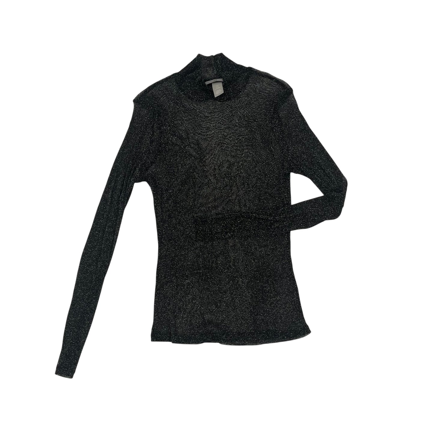 Top Ls By H&M In Black, Size:S