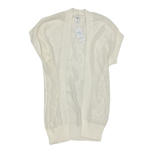 Sweater Cardigan By Time And Tru In Cream, Size:S